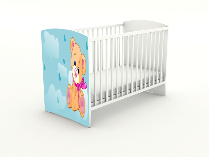 Becks detská postieľka Macko modrý